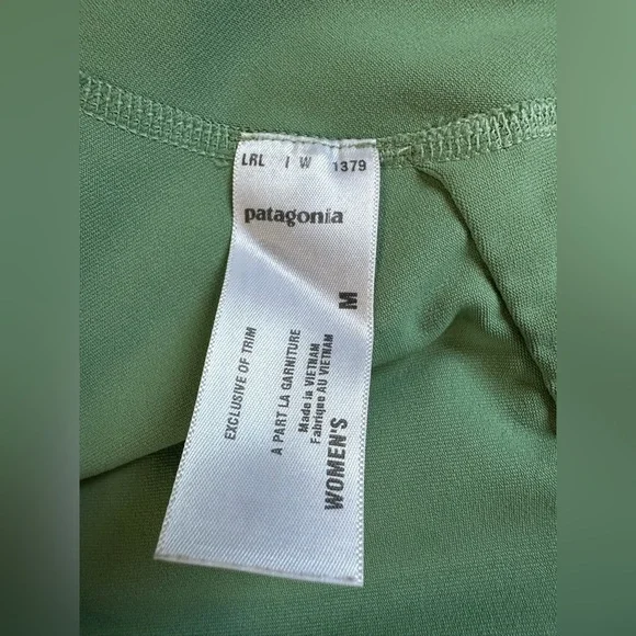Patagonia Tank Top Sports Running Athletic workout woman’s size Medium Green - Picture 3 of 9